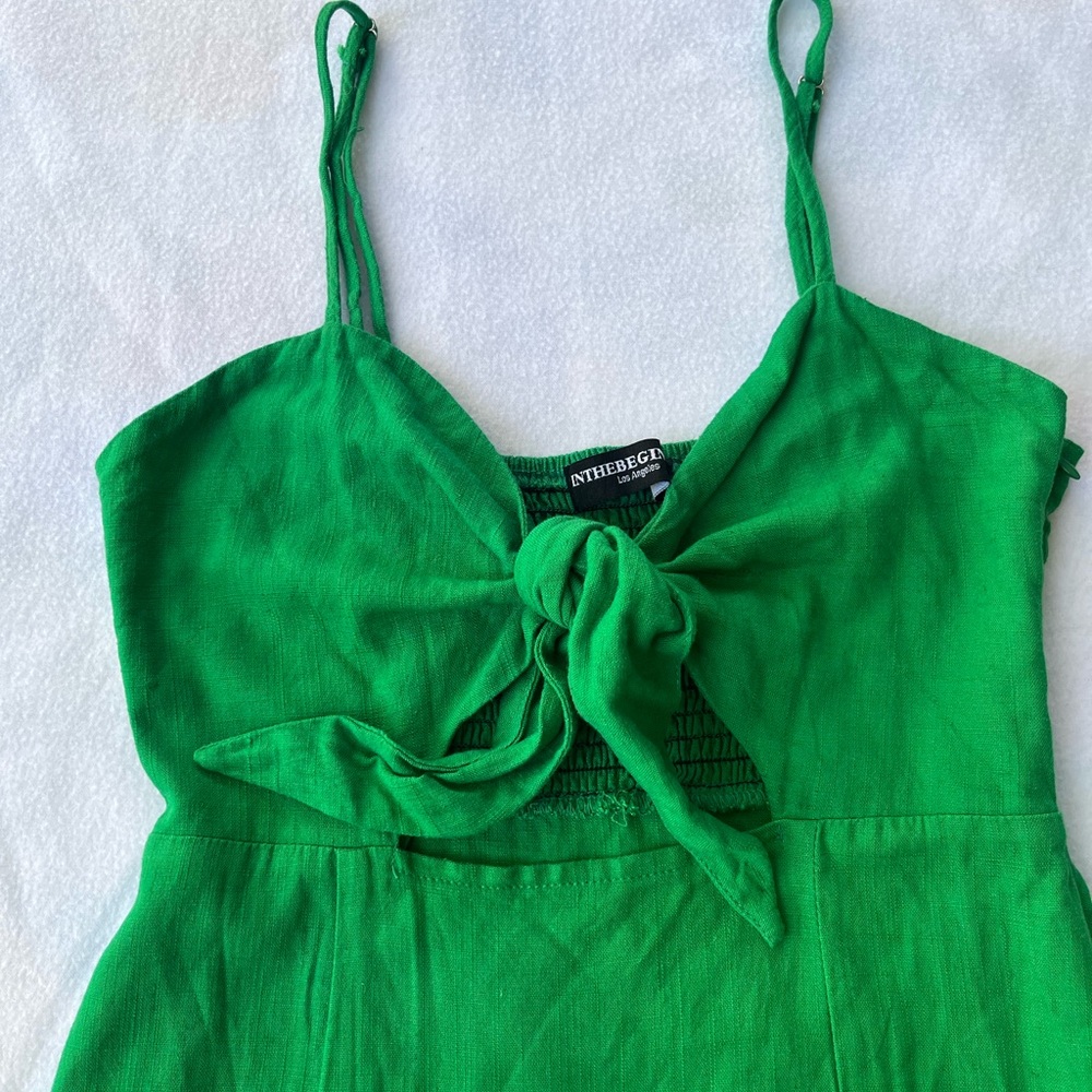 GREEN FLOW DRESS - Picture 2 of 5